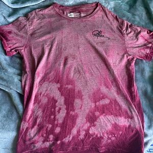 A size large pink tie dye YR brand t-shirt